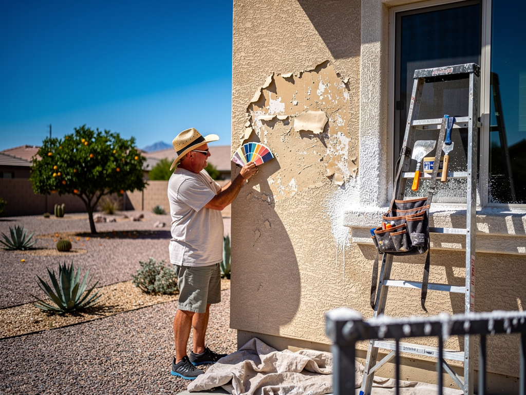 DIY vs. when to call a pro for a typical Phoenix paint job