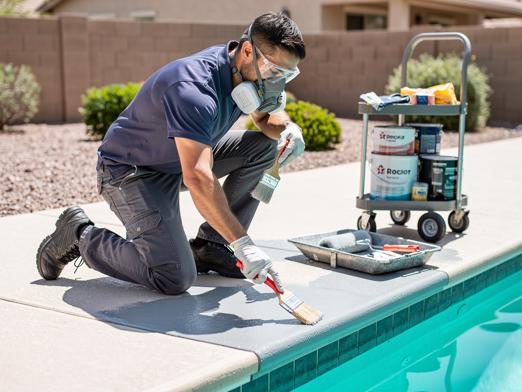 Pool Deck Painting