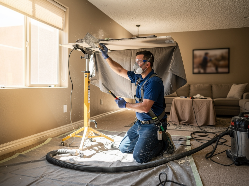 Popcorn Ceiling Removal
